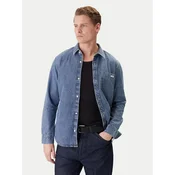 Calvin Klein Jeans Jeans srajca LV04RE708G Modra Regular Fit