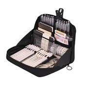 INF Večfunkcijska 12-plastna peresnica Black, (21686187)