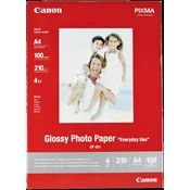 Papir za tiskanje CANON Glossy Photo GP-501, A4, 100 listov
