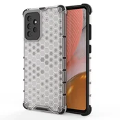 HURTEL Ohišje s satovjem, oklepni ovitek z gelnim okvirjem za Samsung Galaxy A72 4G, prozoren