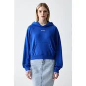 Tommy Jeans Jopa Script DW0DW22825 Modra Regular Fit