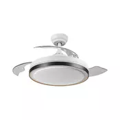 Osram - LED stropna svjetiljka s ventilatorom CEILING FAN LED/66W/230V bijela + daljinski upravljac