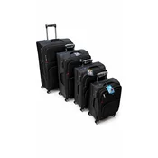 Set kofera, 4 komada, Crni