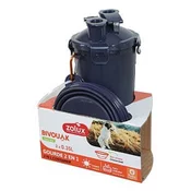 Steklenica 2v1+ 2 skodelici BIVOUAK 2x350ml modra Zolux