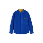 Tommy Jeans Jopa iz flisa mornarska / kraljevo modra / češnjevo rdeča / bela