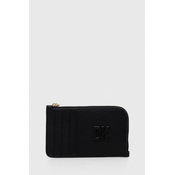 Usnjena denarnica Dkny ženski, črna barva