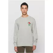 Rose Crewneck Grey