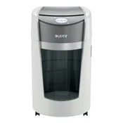 LEI LEITZ Shredder IQ OptiMax Office 550, 35 L, P-5, 2x15 shreds, Automatic Start/Stop, Reverse function, Rotating container - 33% larger capacity for shreds.