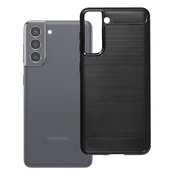 Ovitek Carbon Lux TPU 2.0 za Samsung Galaxy S21 5G - črn