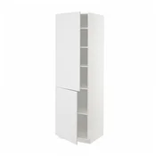 METOD Visoki element s policama/2 vrata, bela/Stensund bela, 60x60x200 cm
