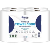 SOAVEX Ubrus Professional Autocut, 250 m, Celuloza, Dvoslojni, 4 rolne