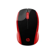 HP 2HU82AA 200 Bežicni miš, Opticki, 1000 DPI, Crno-crveni