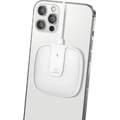 USAMS USAMS MAGNETNI INDUKCIJSKI POLNILEC 15W ZA IPHONE 12 BEL, (21974690)