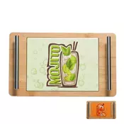 Mhome Pladenj Cocktail 30x18xh4,5cm/več barv/les, keramika, inox