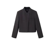MANGO Blazer VITORIA rjava/temno rjava/siva