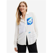 White womens shirt Desigual Génova - Women