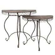 SET MIZICA ZA ROŽE KOVINSKA 2kos 76x38x75cm/64x32x65cm