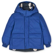 liewood otroška zimska jakna paloma mega dot/midnight navy