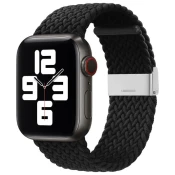 BStrap Nylon Braided pašček za Apple Watch 38/40/41mm, black