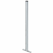Meva Pocinkani jekleni steber za ulični smetnjak, 60 x 1200 mm