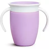 Munchkin Miracle 360° otroški lonček z ročaji Purple 6 m+ 207 ml