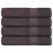 Vidaxl Brisače FROGN 4 kosi antracit 100x200 cm 360 g/m2