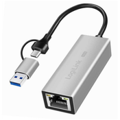 LOGILINK Mrežni adapter USB-C = LAN RJ45 100/1000/2500 Logilink (UA0422), (21348445)