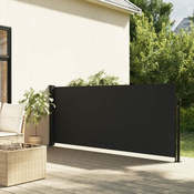 Bocna tenda na uvlacenje crna 140 x 300 cm