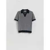 Reserved - Polo džemper s visokim sadržajem viskoze