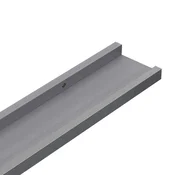 Vidaxl Stenske police 4 kosi sive 80x9x3 cm