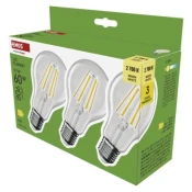 LED žarnica Filament A60/E27/5,9 W (60 W)/806 lm/Toplo bel