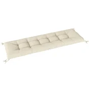 Homestar Blazina za sedež odstranljiva z trakovi 198x65x13 cm bež
