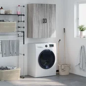 Vidaxl vidaXL Stenska omarica siva sonoma hrast 69,5x34x90 cm
