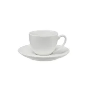 Maxwell&Williams Skodelica za črno kavo White C&F Coupe 90ml/bela/porcelan, (5000199501)