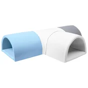 slomart Penasti 4-delni T-Tunel (barva: bela, svetlo modra, siva)