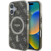 Guess GUHMP16MH4DTEW iPhone 16 Plus 6.7 brown hardcase IML 4G Background MagSafe (GUHMP16MH4DTEW)