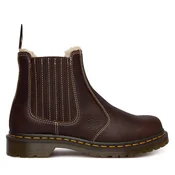 Dr. Martens 2976 Leonore II Chelsea Boot Dark Brown Grizzly Kostanjeva
