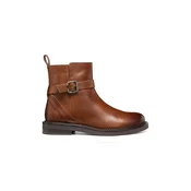 Geox Škornji D Serilda D66WYB 43 C6006 Temno rjava
