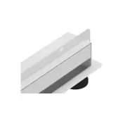 Mexen Flat Wall stenski linijski odtok 2v1 70 cm, bel - 1230070