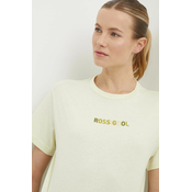 Pamučna majica Rossignol za žene, boja: žuta, RLMWY17