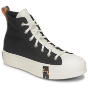 Converse Visoke tenisice CHUCK TAYLOR ALL STAR LIFT PLATFORM TORTOISE Crna