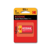 Kodak Velika baterija 9V-ZW K9VHZ 6F22 - Super Heavy Duty
