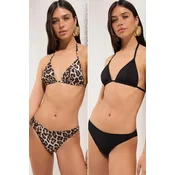 Trendyol Milla Ženski kupaci kostim Tbess25Ba00054, Crni