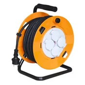 Produžni kabl u koturu sa 4 uticnice za spoljašnu upotrebu 25m HJRM10-25/2.5mm2 Home