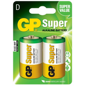 GP baterija SUPER LR20, 2 komada