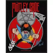 Mötley Crüe Allister Fiend Našitek za šivanje 100 x 50 mm