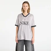 Dres Nike Sportswear Womens V-Neck Jersey Top College Grey/ Sail/ Black/ Black XS