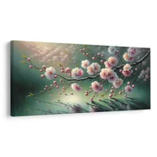 Slika cvetoča sakura - 80x40