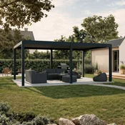 Bioklimatska pergola Ancora Samostoječa, 3 x 6 m, Antracit, Električni