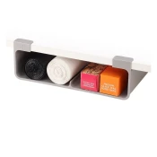 Sivo plastično viseče držalo za kuhinjske brisače in folijo CupboardStore – Joseph Joseph